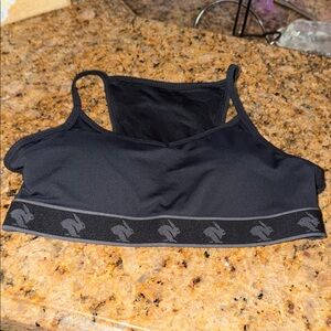 Rabbit Trim Sports Bralette with phone holder